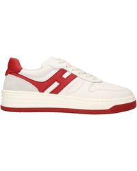 Hogan - Sneakers H630 Memory Foam Donna Pelle/Rosso - Lyst