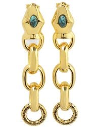 Aurelie Bidermann - Tao -Ohrringe in türkisblauem Metall - Lyst