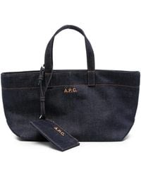 A.P.C. - "Le Drummer Toile" Small Bag - Lyst
