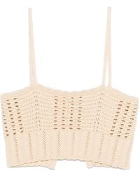 forte_forte - Knitted Bralette Top - Lyst