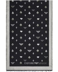 Emporio Armani - Stola Double Face - Lyst