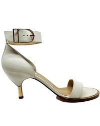 Gabriela Hearst - Nomia Heeled Leather Sandals - Lyst