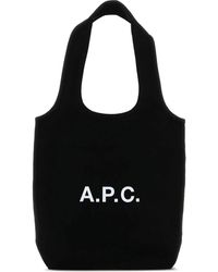 A.P.C. - Ninon Shopper Met Logoprint - Lyst