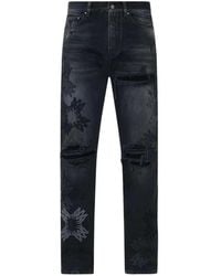 Amiri - Distressed Ma Quad Jeans - Lyst