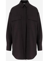 QL2 Donna - Stretch Wool Blend Shirt - Lyst