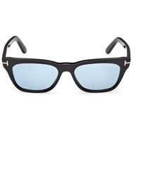 Tom Ford - Zonnebril Ft1362 01 V Penn Zwart/blauw Unisex - Lyst