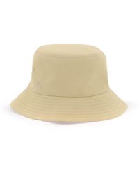 Burberry - Sombrero de cubo reversible de mezcla de algodón de - Lyst