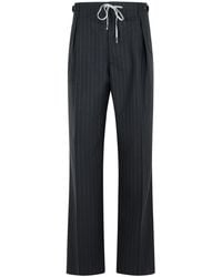 Maison Margiela - Dark Wool Trousers - Lyst