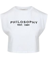PHILOSOPHY BY LORENZO SERAFINI - Philosophie von Lorenzo Serafini T-Shirts und Polos Weiß - Lyst