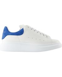 McQueen - Baskets surdimensionnées Leather blanc - Lyst