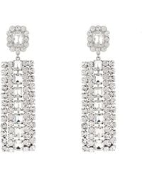 Self-Portrait - 'Multi Crystal Droplet' Earrings - Lyst