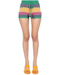 Gallo - Stripe Pattern Shorts - Lyst