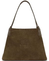 Etro - Große Libra Tote Bag Aus Wildleder - Lyst