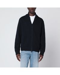 Roberto Collina - Wool Zip Cardigan - Lyst