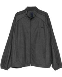 Juun.J - Wool Track Zip Up Top - Lyst