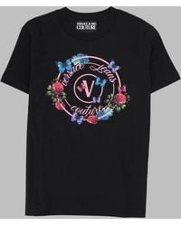 Versace Jeans Couture - Graphic Short-Sleeve T-Shirt - Lyst