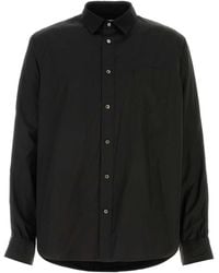Sacai - Black Poplin And Oxford Shirt - Lyst