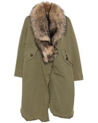 Bazar Deluxe - Wool Midi Parka Coat - Lyst