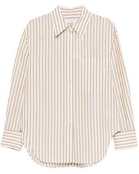 IRO - Azaloa Striped Cotton Blouse - Lyst