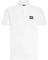Dolce & Gabbana - Polo Shirt With Appliqué - Lyst