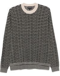 Emporio Armani - Pullover mit Logo-Print - Lyst