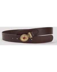 Etro - Cinturón de piel - Lyst