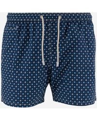 Mc2 Saint Barth - Comfort Light Swimsuit With Tie Print - Lyst