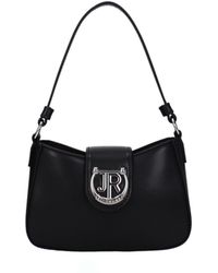 John Richmond - Borse A Mano Donna Poliuretano Nero/Nichel - Lyst