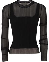 Sportmax - Spxbuono Trompe L'Oeil Viscose Jumper - Lyst