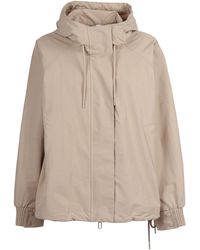 DUNO - Cropped Lightweight Drawstring Jacket - Lyst