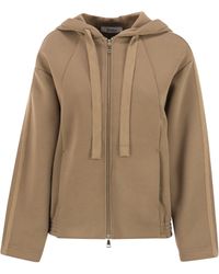Max Mara - Omelia Cotton Hooded Sweatshirt - Lyst