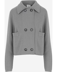 Allude - Wool And Cashmere Jacket - Lyst