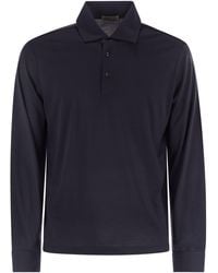 Herno - Resort Polo -Hemd in weichem Wollstrick - Lyst
