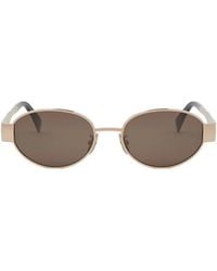 Celine - Sonnenbrille Cl40235 U 28 E Gold/Braun Unisex - Lyst