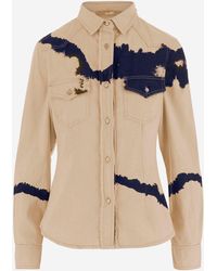 DON'T @ ME - Tie Dye Cotton Shirt - Lyst