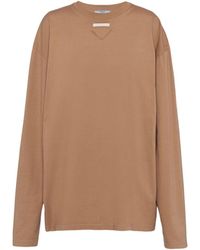 Prada - Cotton Patch T Shirt - Lyst