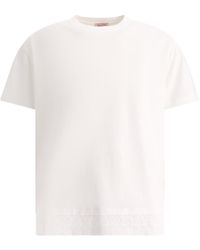 Valentino - T -shirt Met Toile Iconographe Detail - Lyst