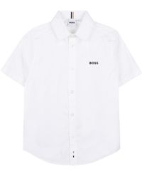 BOSS - Camicia A Maniche Corte - Lyst