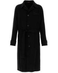 Gucci - Long Wool Coat - Lyst