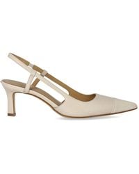Michael Kors - Alora Light Cream Slingback Pump - Lyst