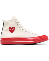 COMME DES GARÇONS PLAY - Comme des Garçons juega Chuck 70 High Sneakers - Lyst