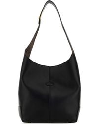 Tod's - Leather Tod S Di Bag Folio Bucket Bag - Lyst