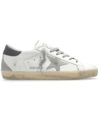 Golden Goose - Super-Star Leather Sneakers - Lyst