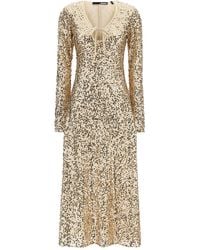 ROTATE BIRGER CHRISTENSEN - Roteer Birger Christensen 'net Sequins Midi' Jurk - Lyst