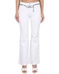 MICHAEL Michael Kors - Pants With Logo Belt - Lyst
