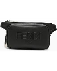 Fendi - Leather Belt Bag With Logo - Lyst