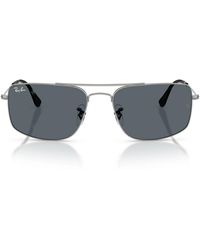 Ray-Ban - Sonnenbrille Rb3779 004/R5 Explorer 3 Gunmetal/Blau Unisex - Lyst