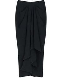 Givenchy - Falda Drapeada - Lyst