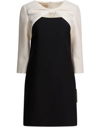 Valentino - Crêpe Couture Jurk - Lyst