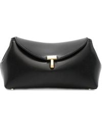 TOTEME - T-Lock Mini Leather Clutch - Lyst